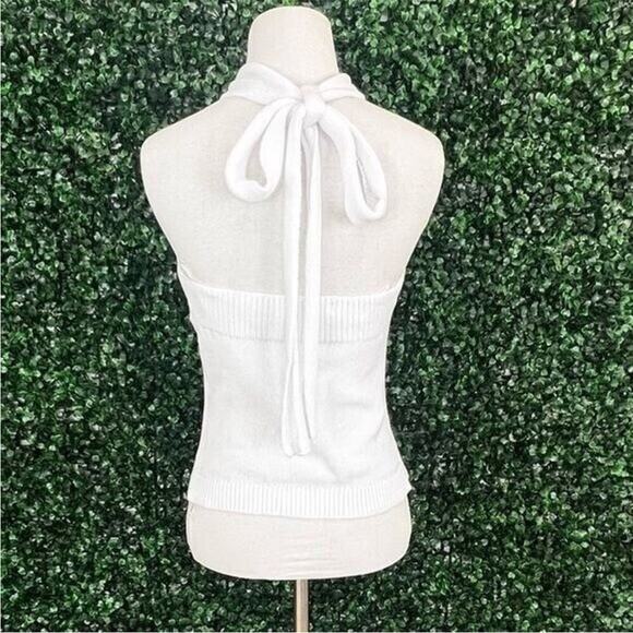 NWT 525 America Multi Wear White Halter Top - Sz Med - Picture 7 of 10